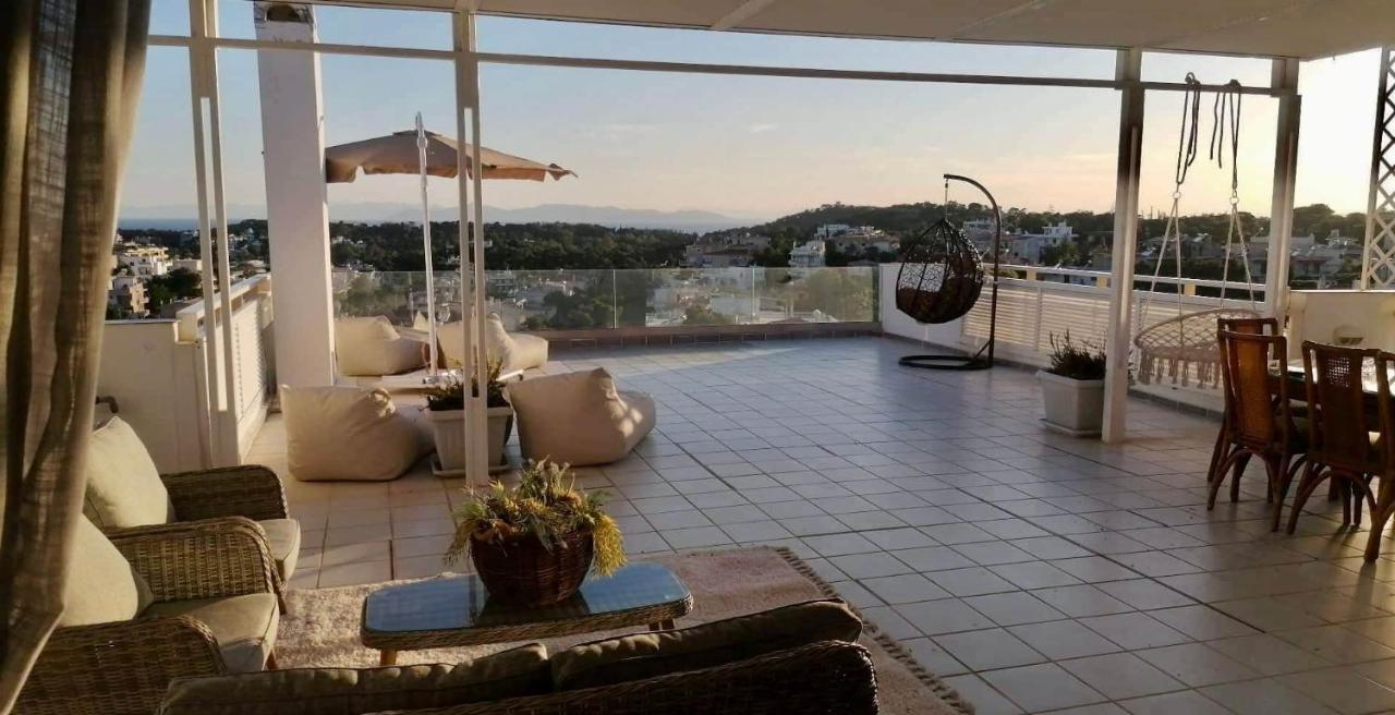 Villasonboard Vouliagmeni Penthouse Veranda Sea-View & Beach 雅典 外观 照片